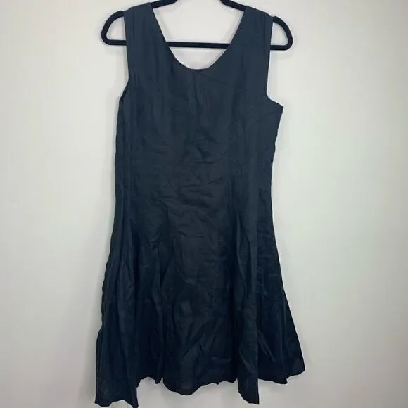 Adrienne Vittadini black dress Bermuda Breeze 6 - Picture 6 of 7